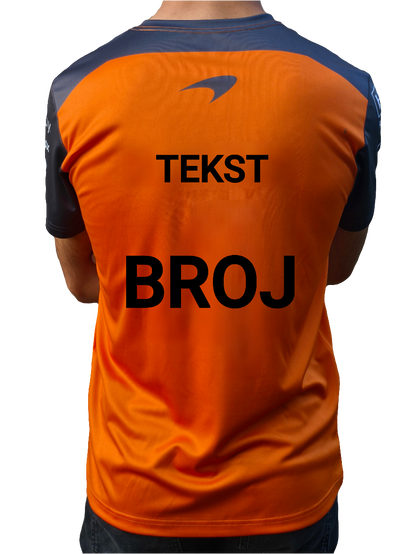 McLaren majica 2025 - tekst i broj po želji