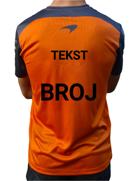 McLaren majica 2025 - tekst i broj po želji